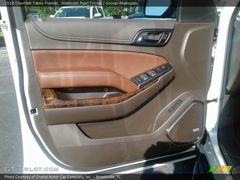 Iridescent Pearl Tricoat / Cocoa/­Mahogany 2018 Chevrolet Tahoe Premier