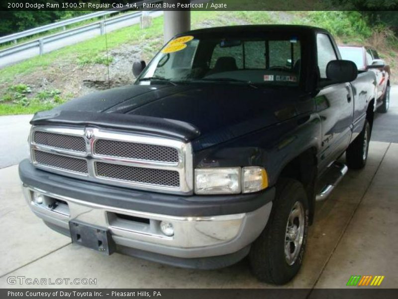 Patriot Blue Pearlcoat / Agate 2000 Dodge Ram 1500 ST Regular Cab 4x4