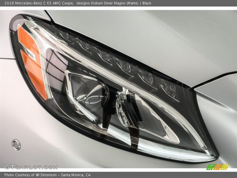 designo Iridium Silver Magno (Matte) / Black 2018 Mercedes-Benz C 63 AMG Coupe