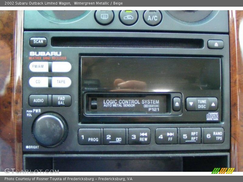 Wintergreen Metallic / Beige 2002 Subaru Outback Limited Wagon