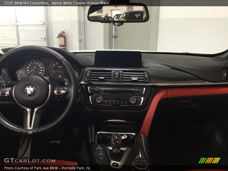 Alpine White / Sakhir Orange/Black 2015 BMW M4 Convertible