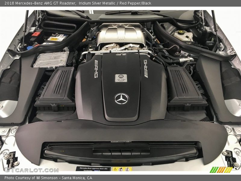  2018 AMG GT Roadster Engine - 4.0 Liter AMG Twin-Turbocharged DOHC 32-Valve VVT V8
