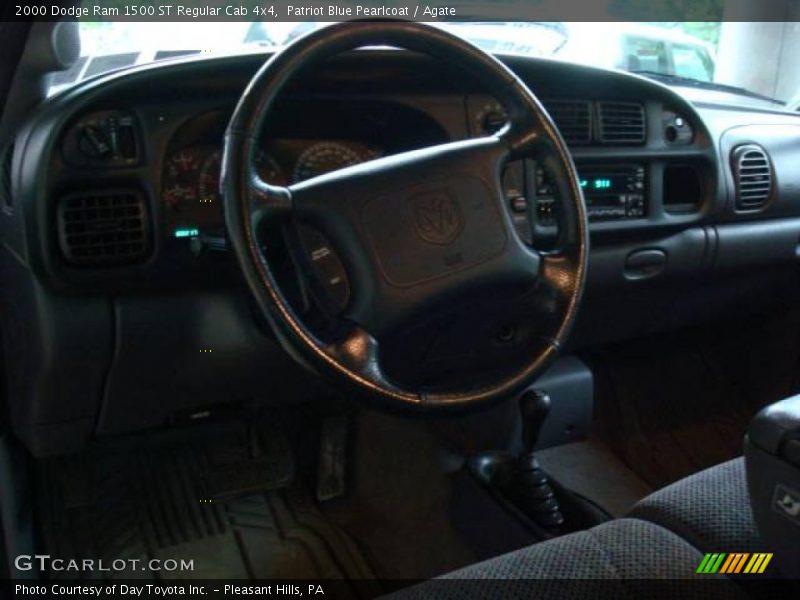 Patriot Blue Pearlcoat / Agate 2000 Dodge Ram 1500 ST Regular Cab 4x4