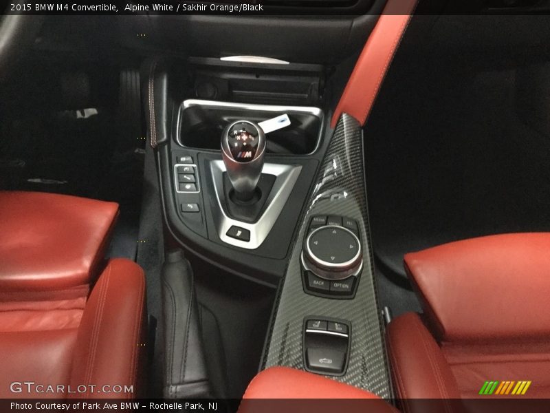 Alpine White / Sakhir Orange/Black 2015 BMW M4 Convertible