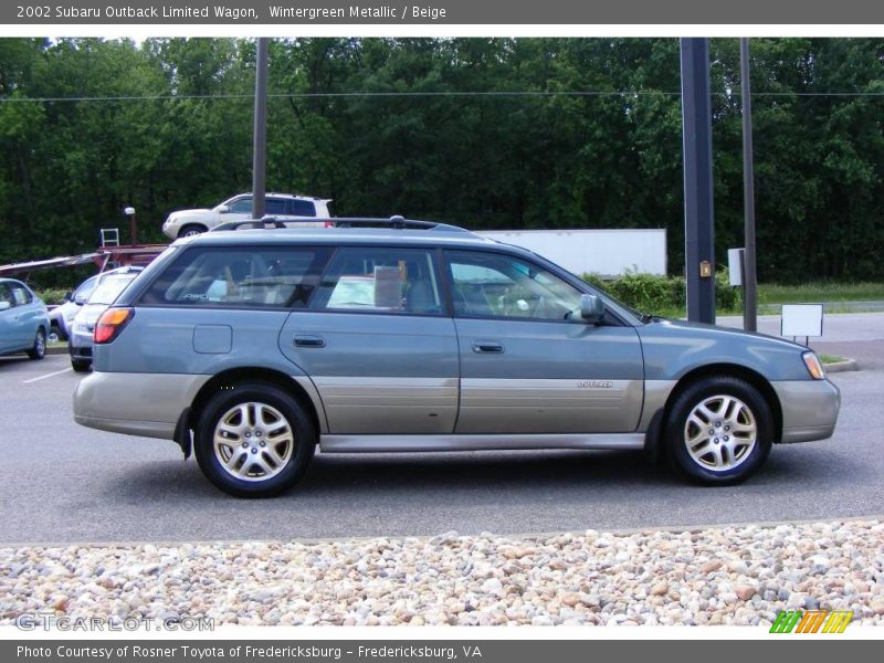 Wintergreen Metallic / Beige 2002 Subaru Outback Limited Wagon