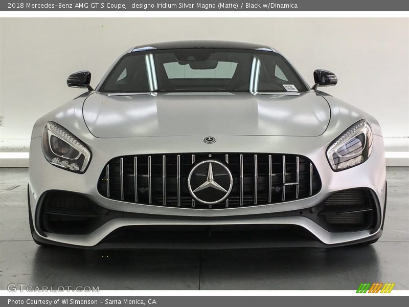  2018 AMG GT S Coupe designo Iridium Silver Magno (Matte)