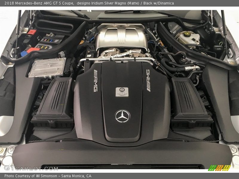  2018 AMG GT S Coupe Engine - 4.0 Liter AMG Twin-Turbocharged DOHC 32-Valve VVT V8