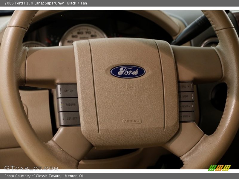 Black / Tan 2005 Ford F150 Lariat SuperCrew