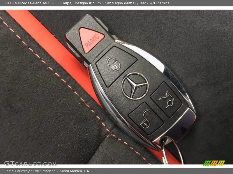 Keys of 2018 AMG GT S Coupe