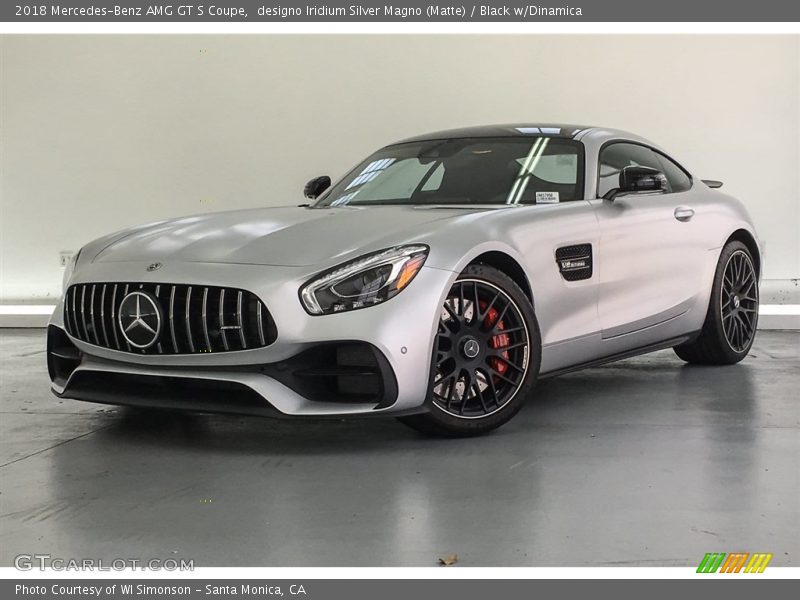  2018 AMG GT S Coupe designo Iridium Silver Magno (Matte)