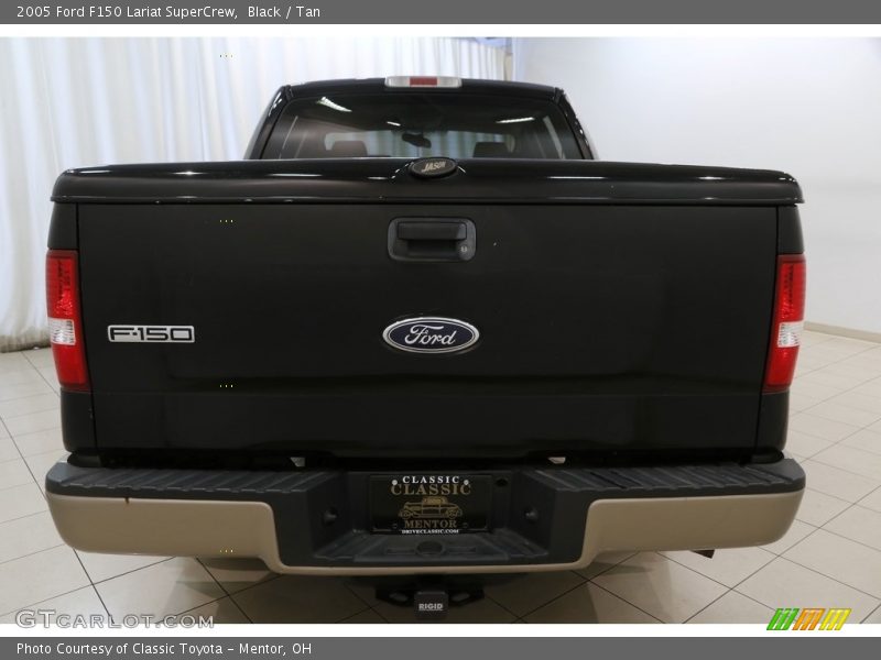 Black / Tan 2005 Ford F150 Lariat SuperCrew