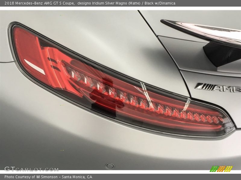 designo Iridium Silver Magno (Matte) / Black w/Dinamica 2018 Mercedes-Benz AMG GT S Coupe