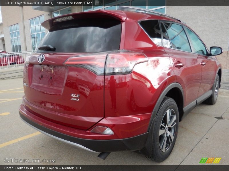 Ruby Flare Pearl / Ash 2018 Toyota RAV4 XLE AWD