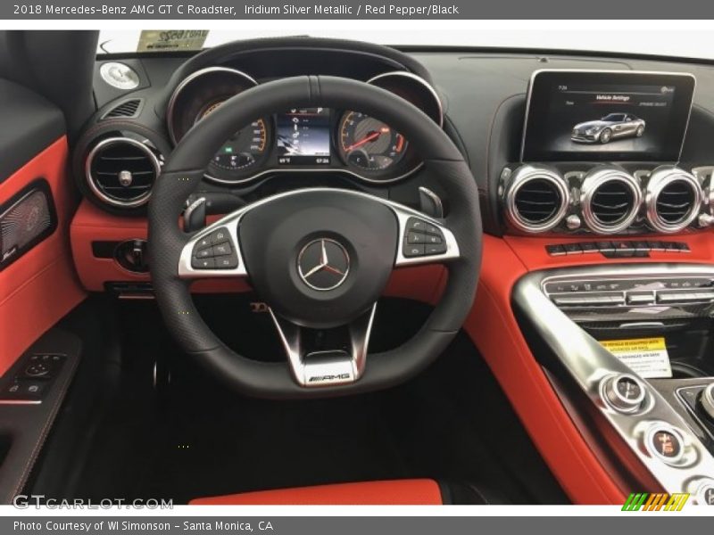 Dashboard of 2018 AMG GT C Roadster