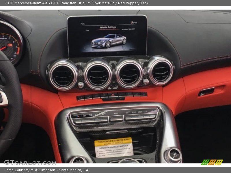 Controls of 2018 AMG GT C Roadster