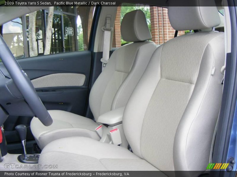 Pacific Blue Metallic / Dark Charcoal 2009 Toyota Yaris S Sedan