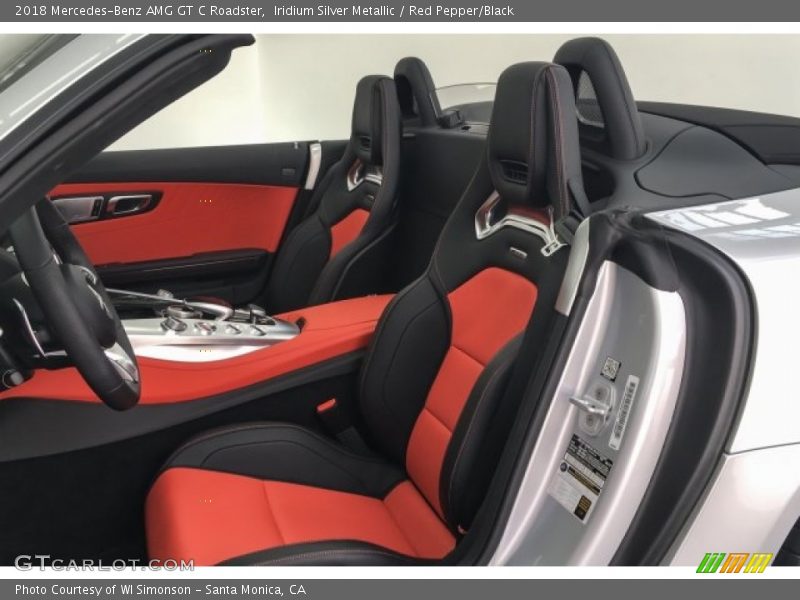  2018 AMG GT C Roadster Red Pepper/Black Interior