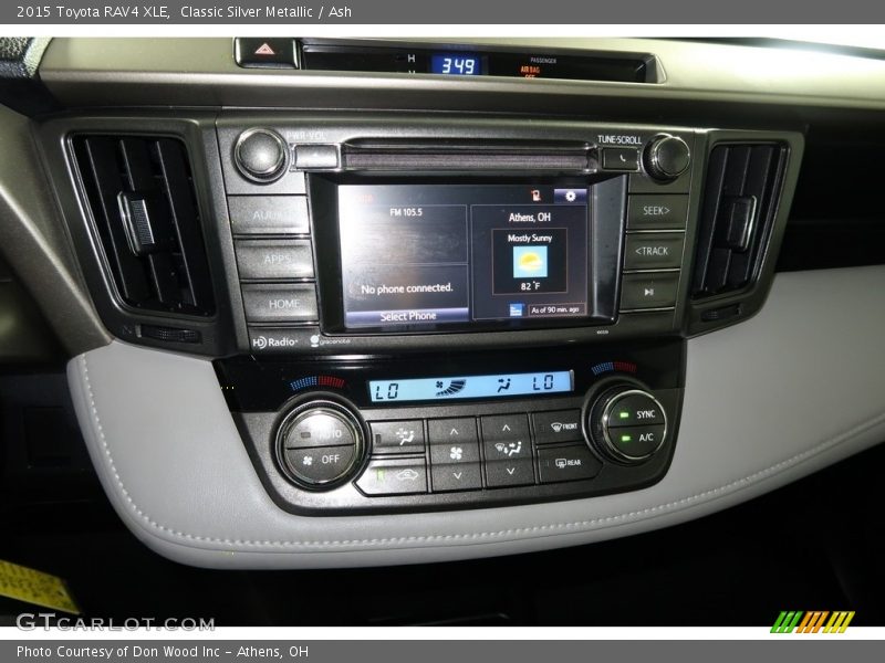 Classic Silver Metallic / Ash 2015 Toyota RAV4 XLE