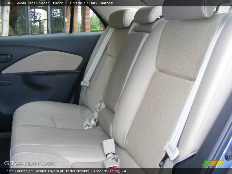 Pacific Blue Metallic / Dark Charcoal 2009 Toyota Yaris S Sedan