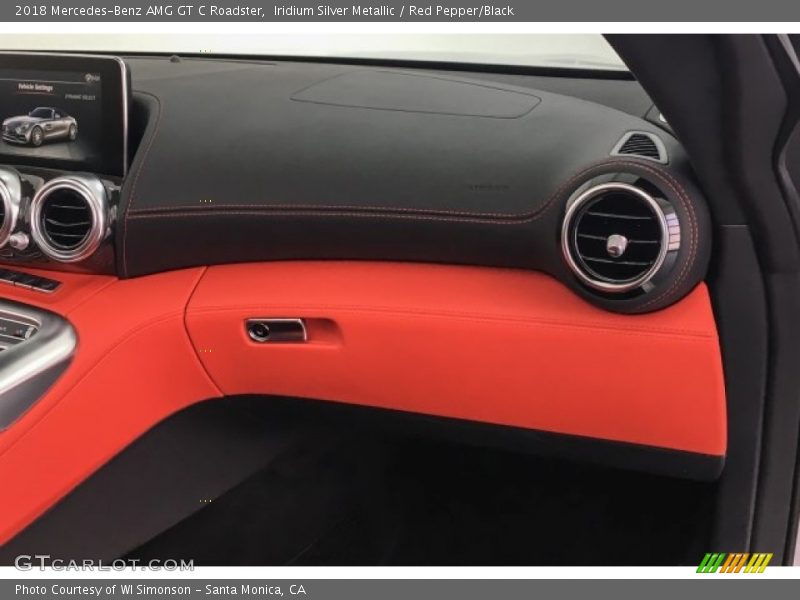 Dashboard of 2018 AMG GT C Roadster