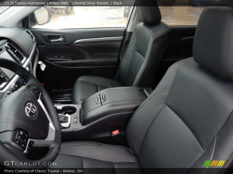 Celestial Silver Metallic / Black 2018 Toyota Highlander Limited AWD