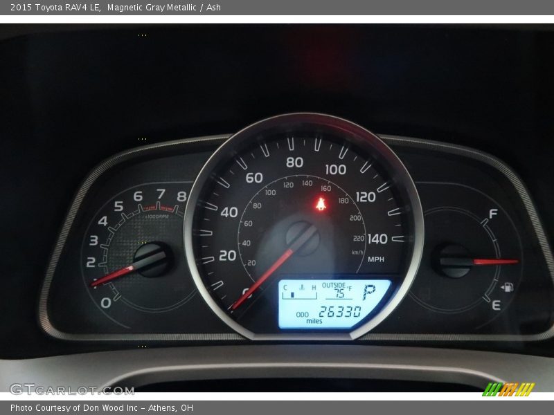 Magnetic Gray Metallic / Ash 2015 Toyota RAV4 LE