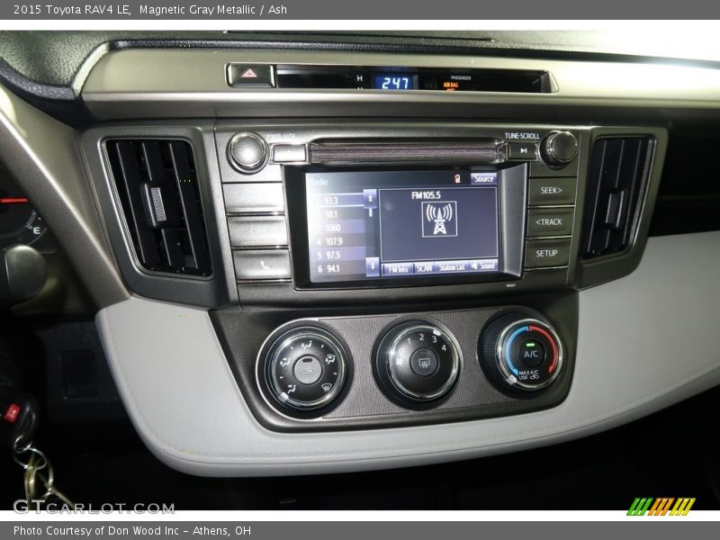 Magnetic Gray Metallic / Ash 2015 Toyota RAV4 LE