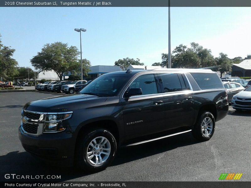 Tungsten Metallic / Jet Black 2018 Chevrolet Suburban LS
