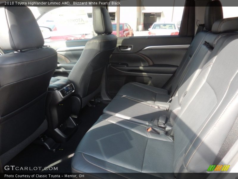 Blizzard White Pearl / Black 2018 Toyota Highlander Limited AWD