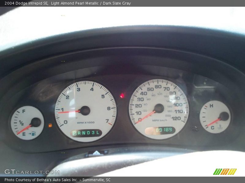 Light Almond Pearl Metallic / Dark Slate Gray 2004 Dodge Intrepid SE