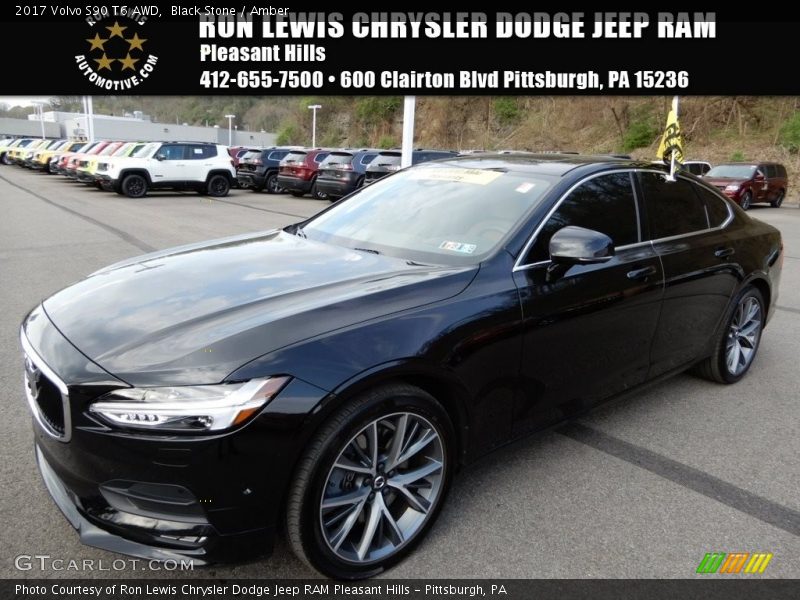 Black Stone / Amber 2017 Volvo S90 T6 AWD