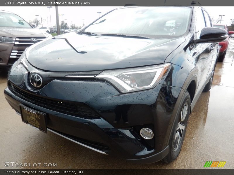 Galactic Aqua Mica / Ash 2018 Toyota RAV4 XLE