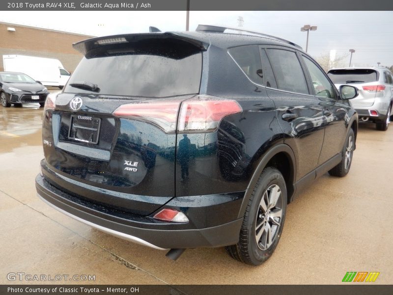 Galactic Aqua Mica / Ash 2018 Toyota RAV4 XLE