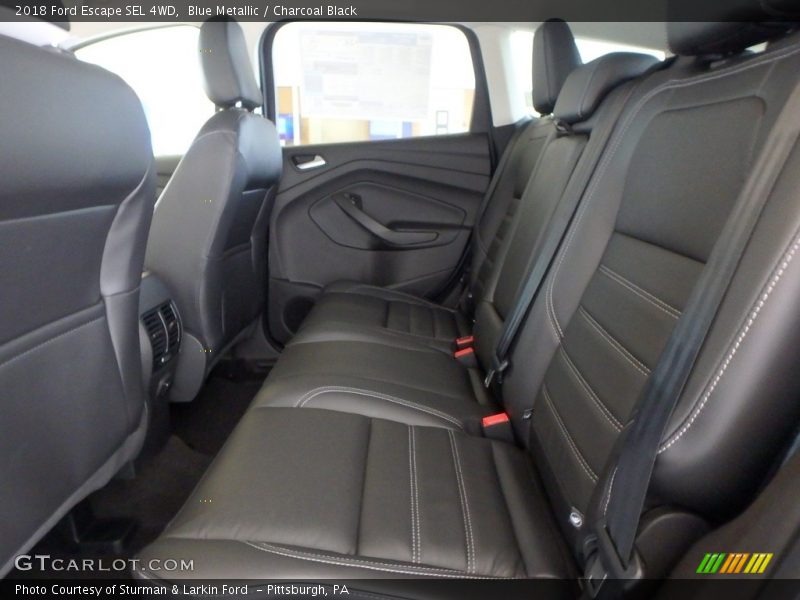 Blue Metallic / Charcoal Black 2018 Ford Escape SEL 4WD