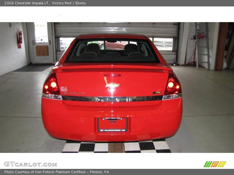 Victory Red / Ebony 2009 Chevrolet Impala LT