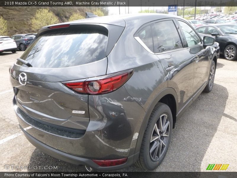 Machine Gray Metallic / Black 2018 Mazda CX-5 Grand Touring AWD