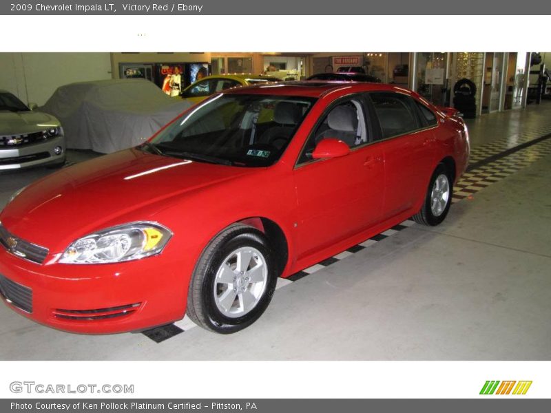 Victory Red / Ebony 2009 Chevrolet Impala LT