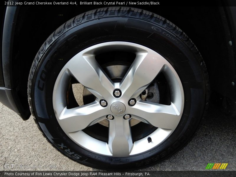 Brilliant Black Crystal Pearl / New Saddle/Black 2012 Jeep Grand Cherokee Overland 4x4