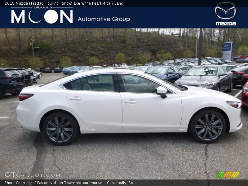 Snowflake White Pearl Mica / Sand 2018 Mazda Mazda6 Touring