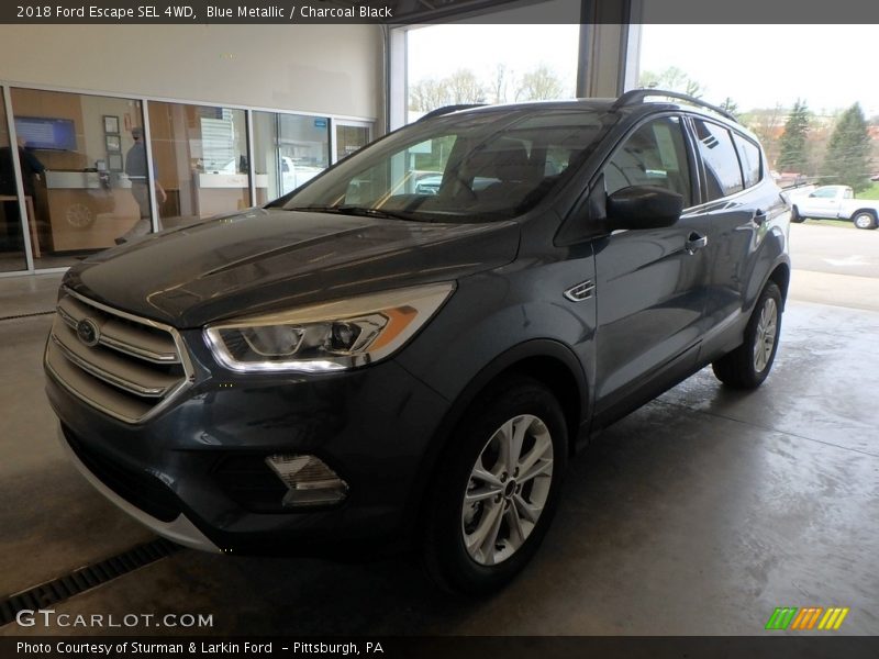 Blue Metallic / Charcoal Black 2018 Ford Escape SEL 4WD