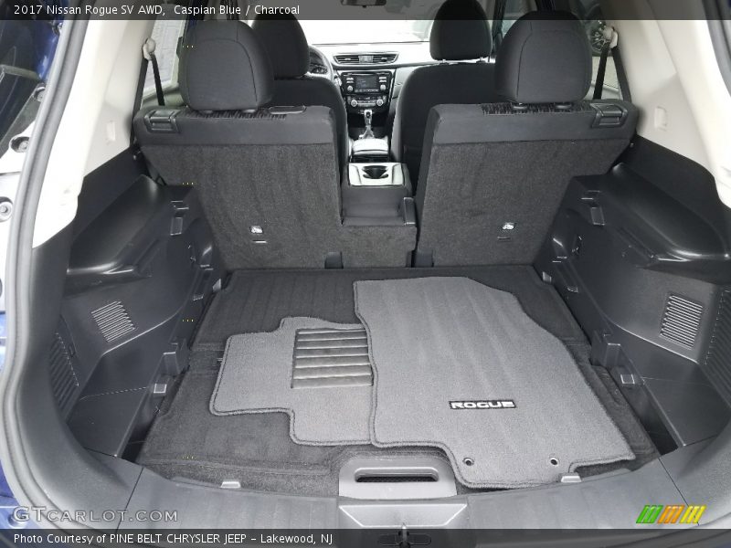 Caspian Blue / Charcoal 2017 Nissan Rogue SV AWD