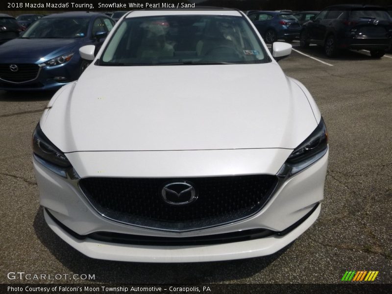 Snowflake White Pearl Mica / Sand 2018 Mazda Mazda6 Touring