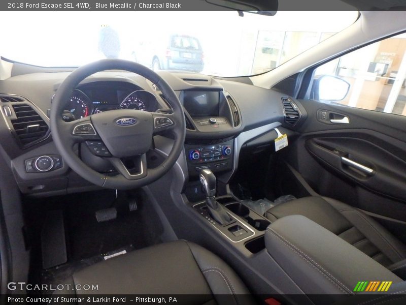 Blue Metallic / Charcoal Black 2018 Ford Escape SEL 4WD