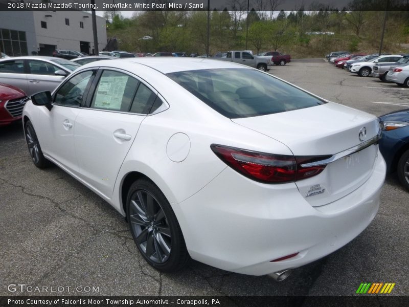 Snowflake White Pearl Mica / Sand 2018 Mazda Mazda6 Touring