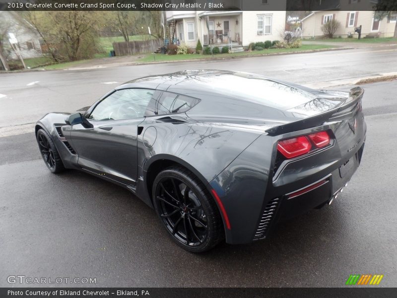 Shadow Gray Metallic / Black 2019 Chevrolet Corvette Grand Sport Coupe