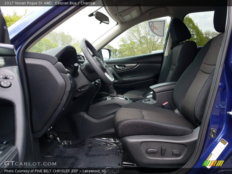 Caspian Blue / Charcoal 2017 Nissan Rogue SV AWD
