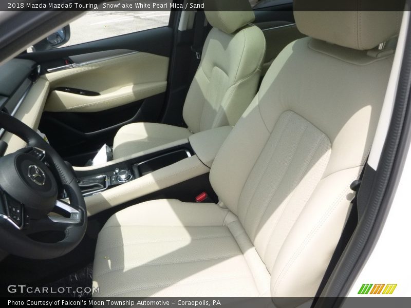 Snowflake White Pearl Mica / Sand 2018 Mazda Mazda6 Touring