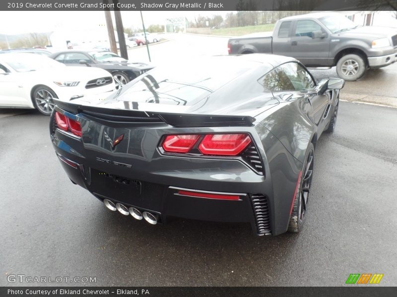 Shadow Gray Metallic / Black 2019 Chevrolet Corvette Grand Sport Coupe
