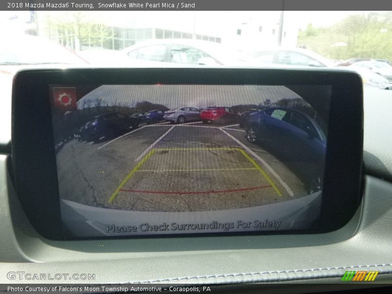 Snowflake White Pearl Mica / Sand 2018 Mazda Mazda6 Touring