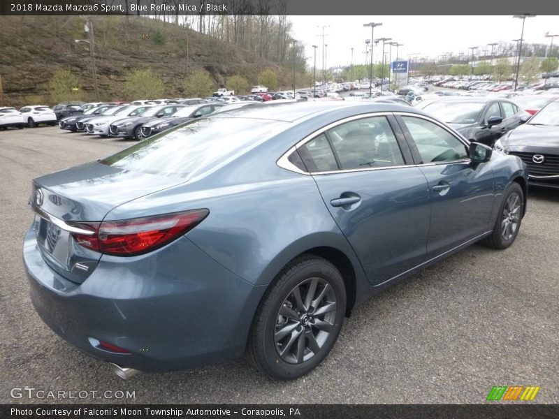 Blue Reflex Mica / Black 2018 Mazda Mazda6 Sport